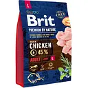 Сухой корм для собак больших пород Brit Premium Dog Adult L с курицей 3 кг