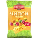 Чипси пшеничні пелетні До Бочкового Кільця кольорові зі смаком Сир 50 г