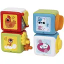 Игрушка развивающая Chicco Мультисенсорные кубики Монтессори 2 в 1 (11857.00)