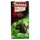 Шоколад черный Torras с мятой без сахара 75 г