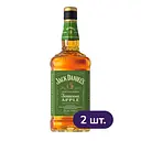 Виски-ликер Jack Daniel&#39;s Tennessee Apple 35% 1 л х 2 шт.