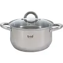 Кастрюля Krauff Steil со стеклянной крышкой 22 см 4.5 л (26-238-076)