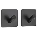 Набір клейких гачків Fabrika Art Black, 2шт.