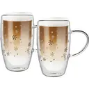 Набір чашок Ringel Guten Morgen подвійні стінки 450 мл 2 шт.  (RG-0002/2*450 NY)