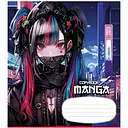 Зошит загальний Школярик Manga style у лінію 18 аркушів 25 шт. (018-3323L)