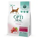 Сухой корм для взрослых кошек Optimeal, с высоким содержанием телятины, 0,2 кг (B1890201)