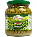 Горошок зелений Щедра Нива Преміум консервований з мозкових сортів 340 г