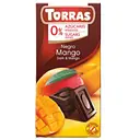 Шоколад черный Torras из манго без сахара 75 г