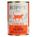Вологий корм для стерилізованих котів Kippy паштет з лососем 400 г