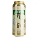 Пиво Львівське 1715, світле, 4,5%, з/б, 0,48 л (320363)