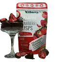 Сублимированная клубника Vitberry в черном шоколаде 50 г.