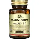 Магний с витамином B-6 Solgar Magnesium with Vitamin B6 100 таблеток
