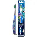 Зубная щетка Oral-B Kids для детей 0+ лет экстрамягкой жесткости серо-голубой 1 шт.