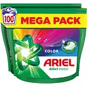 Капсули для прання Ariel Все-в-1 Для кольорових речей 100 шт. (набір 2 уп. х 50 шт.)