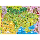 Плакат Зірка Дитяча Карта України А2 59.4х42 см (286385)
