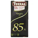 Шоколад черный Torras какао 85% без сахара 75 г