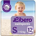 Подгузники-трусики для плавания Libero Swimpants Small 2 (7-12 кг), 12 шт.