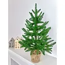 Елка Hvoya Classic литая пышная в мешковине 70 см зеленая