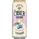 Сидр Ciber Чорниця сладкий газированный 6% 0.5 л ж/б