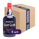 Упаковка портвейна Saint Clair Porto Ruby DO 19% 4.5 л (0.75 л х 6 шт.)