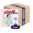 Упаковка трусиків-підгузків Goo.N Plus ХXL (13-25 кг) для дітей унісекс 56 шт. (28 шт. х 2 шт.)