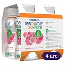 Набір ентеральне харчування Nestle Health Science Resource 2.0+Fibre зі смаком полуниці 3.2 л (4 уп. х 4 шт. х 200 мл)