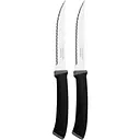 Набір ножів Tramontina Felice для стейків, зубчастий, чорний, 12,7 см (23494/205)