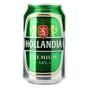 Пиво Hollandia, світле, фільтроване, 4,7%, з/б, 0,33 л
