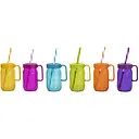 Стакан Herevin Decorated Mug-Mix-Double Colour Straw-SCT 370 мл 1 шт. в ассортименте (111761-300)