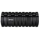 Масажний ролик Gymtek для йоги та фітнесу EVA 33х14 см чорно-білий