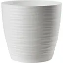 Цветочный горшок Form-Plastic Sahara mini-23 с подставкой 6 л белый (3041-011)