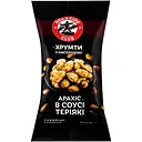 Арахіс Hokkaido Club Теріякі смажений солоний в соусі 60 г