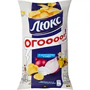 Чипси картопляні Люкс зі смаком сметани та цибулі 170 г