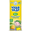 Сік Чудо-Чадо Яблучно-грушевий з м'якоттю, 200 мл