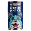 Уценка. Влажный корм для собак Мясная миска кусочки в соусе с говядиной и печенью 1.24 кг