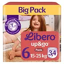 Подгузники-трусики Libero Up&amp;Go 6 (15-25 кг), 34 шт.