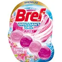 Туалетный блок для унитаза Bref Brilliant Gel All in 1 Весенний дождь 42 г (860767)