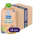 Упаковка пюре Чудо-Чадо Яблоко-персик-овсяная каша 1.44 кг (90 г х 16 шт.)