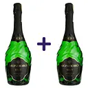 Вино игристое Mondoro Brut белое брют 0.75 л х 2 шт. в подарунковій упаковці