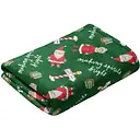 Плед-покривало LeLit Велсофт Новорічне Зелене 150х200 см (le2000000295459)