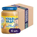 Упаковка пюре Чудо-чадо Груша-Яблуко без цукру 1.02 кг (170 г х 6 шт.)