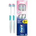 Зубная щетка Oral-B Pro-Sensitive Advanced экстрамягкой жесткости бело-мятный 2 шт.