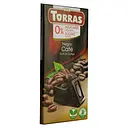 Шоколад черный с кофе Torras без сахара 75 г