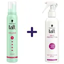 Набор: пена для волос Taft Volume 5, 200 мл + термозащитный спрей Taft Heat Protection 250 мл