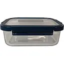 Пищевый контейнер Vittora стеклянный с прозрачной пластиковой крышкой1040 мл VT-8710 (135689)