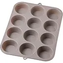 Форма для запікання Krauff Smart Сhef силіконова з металевою дужкою на 12 форм 35.8х24.7х2.8 см (29-298-035)