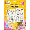 Раскраски-наклейки Crayola с фломастерами (35083)