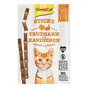 Ласощі для котів GimCat Sticks Turkey and Rabbit з індичкою та кроликом, 20 г