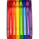Набір зубних щіток Curaprox Rainbow Edition CS 5460 ultra soft 0.10 мм 6 шт.