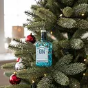 Украшение елочное Yancheng Everbright Бутылка Джина с блестками (833756)